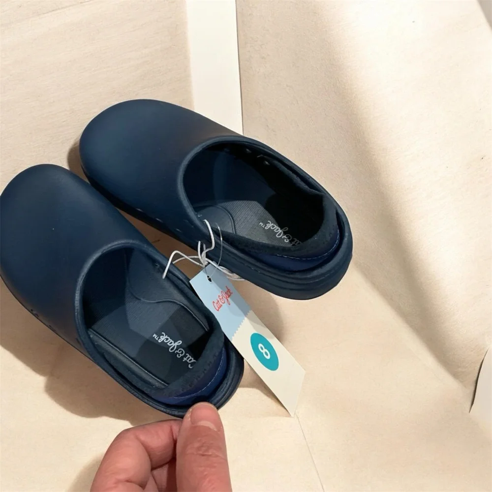 Buy one get one 50% off Cat & Jack Navy Blue Slip-On Toddler Shoes